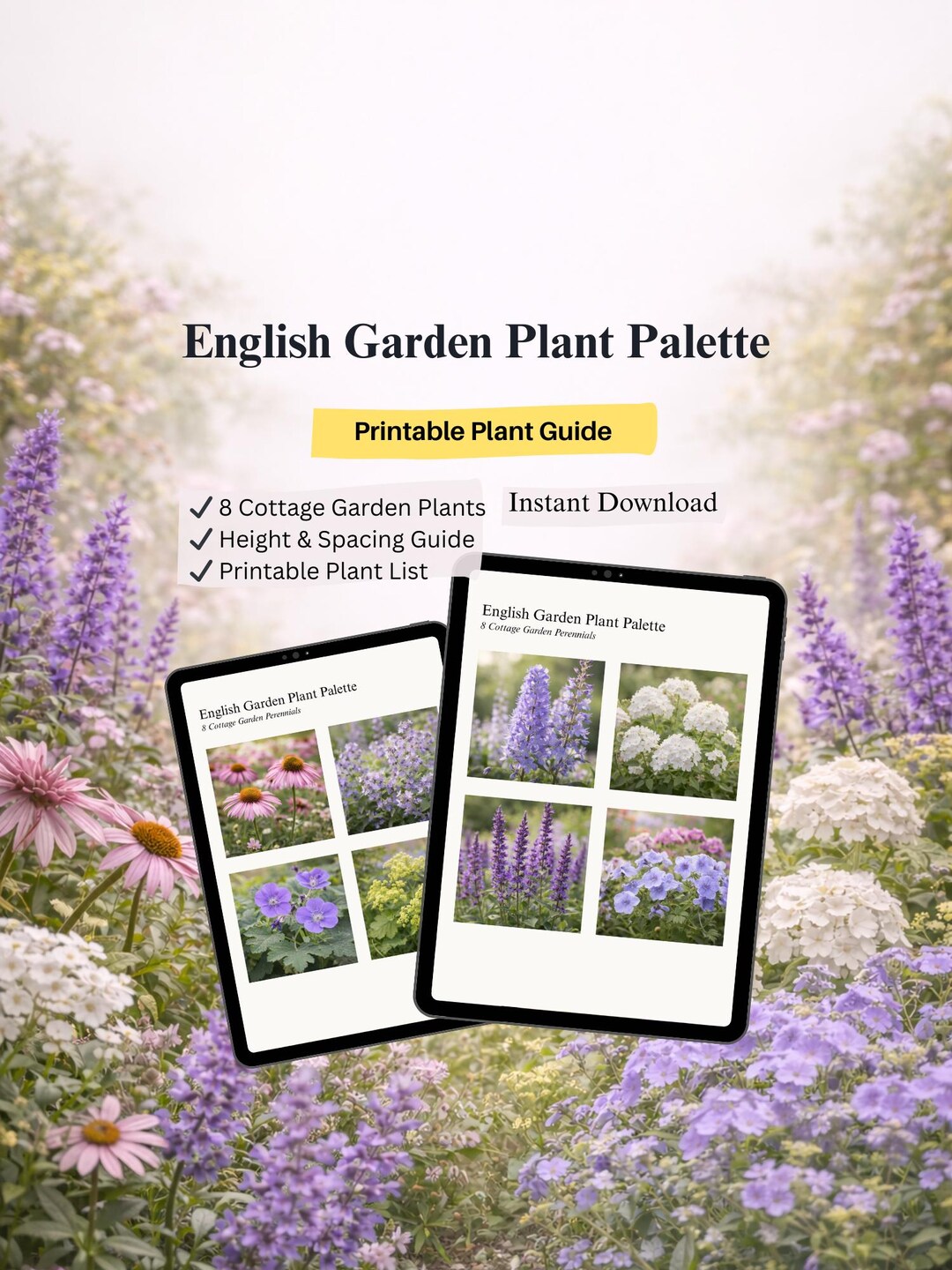 Garden Planting Guide.pdf English Cottage Garden Plants PDF, Perennials for Cottage Garden ...
