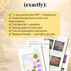 Small Front Yard Planting Plan PDF | 8×6.5 Ft (2.5×2m) Garden Layout ...