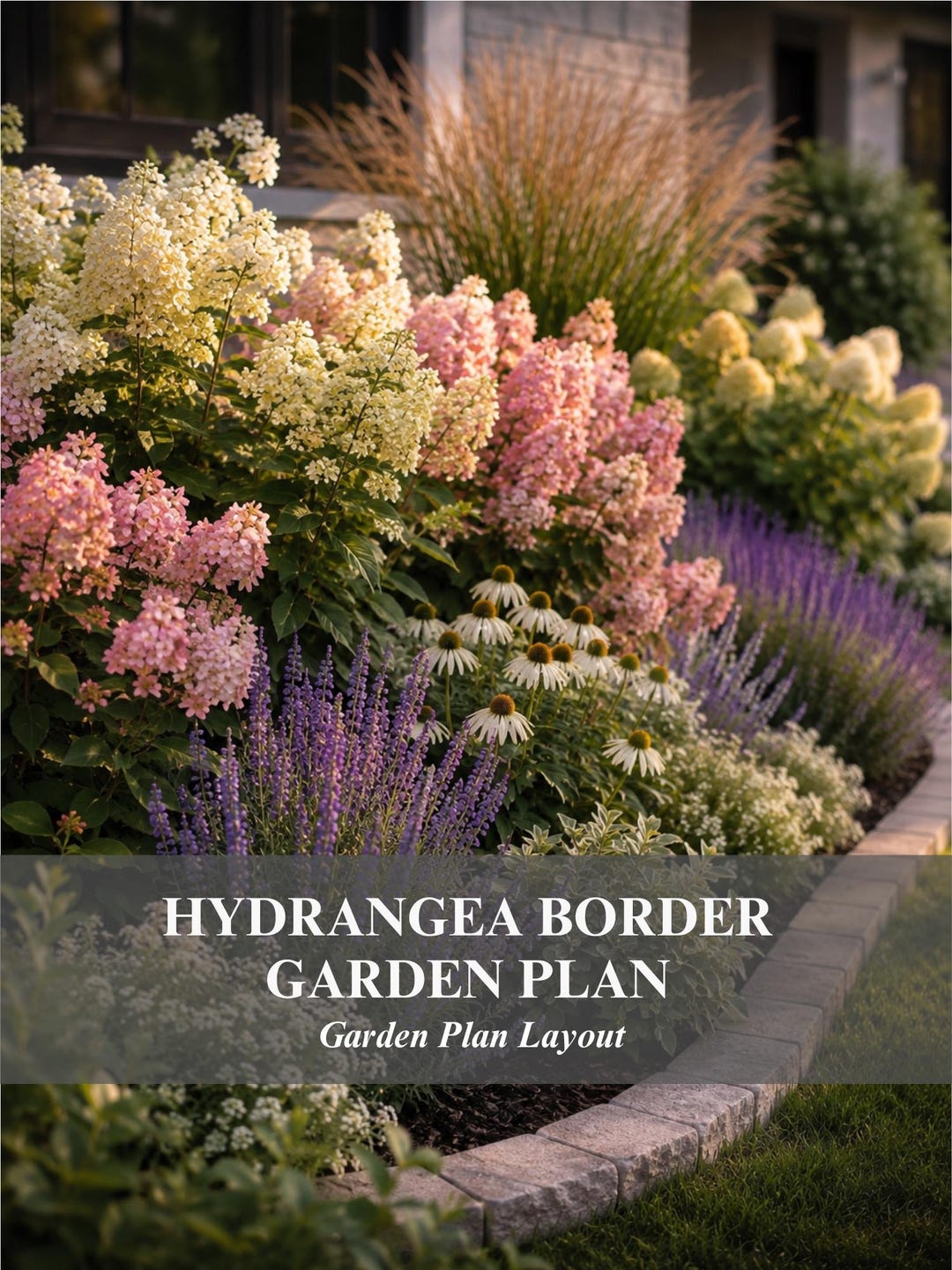 Hydrangea Border Garden Plan PDF | Front Yard 5×2m (16×6 Ft) | Full Sun ...