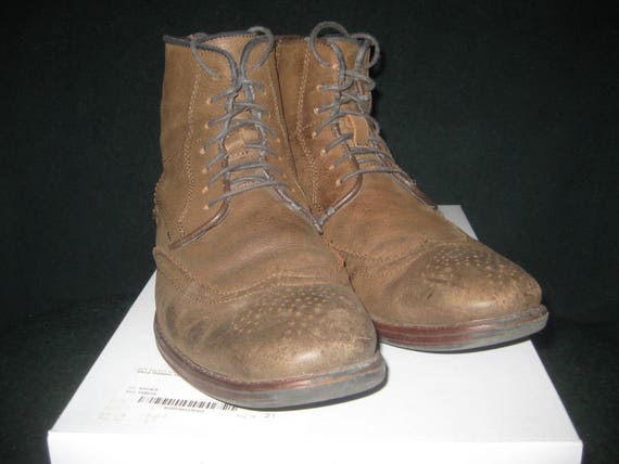 steve madden wingtip boots