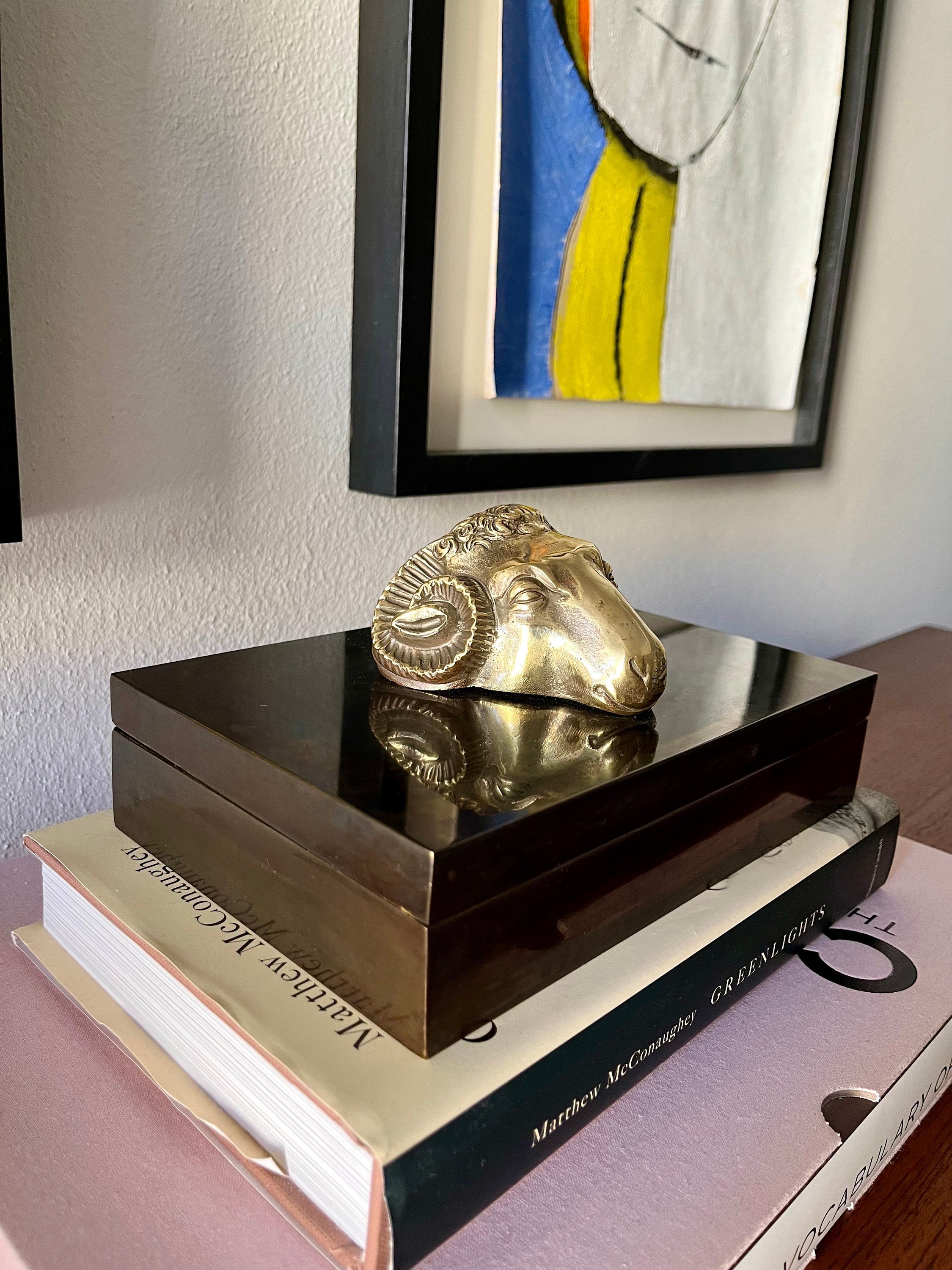 アンティーク雑貨 Ram Ram Trinket Box - Etsy