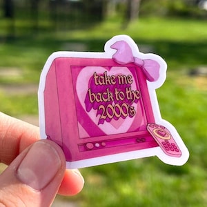 2000er Jahre Aufkleber, Retro Computer, Vinyl, wasserfester Aufkleber, Y2K Nostalgie, Wasserflasche Aufkleber, Laptop Aufkleber, Aufkleber für Kinder, 80er/90er Jahre