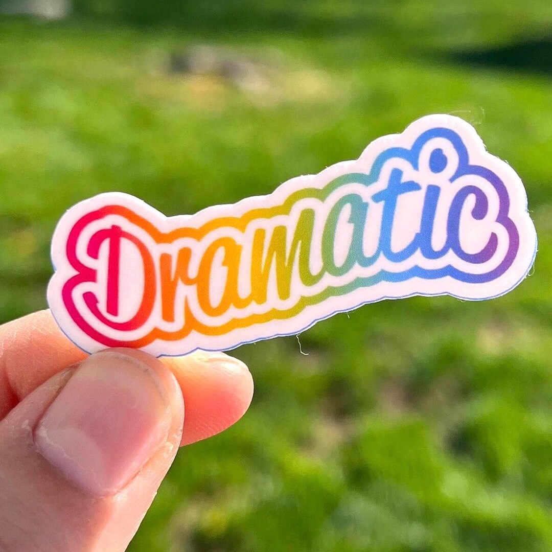 Dream Sticker Lisa Lisa Frank-inspired Sticker, Rainbow Sticker, Dramatic Design ...