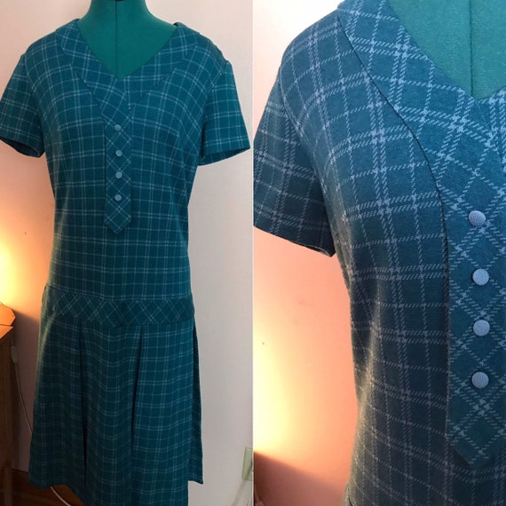 plaid schoolgirl dress