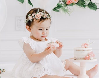 baby floral crown