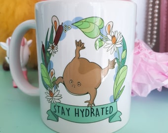 Stay hydrated! Frog mug