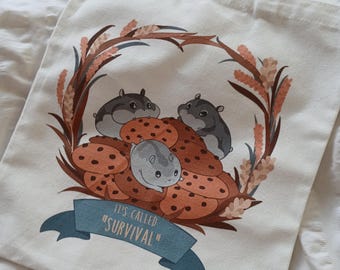 It's called survival hamster totebag
