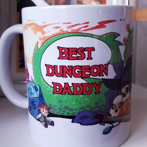 Bästa dungeon daddy! D&D-mugg