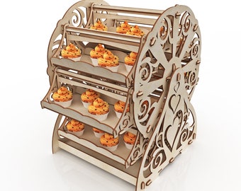 Cake Stand Svg Etsy