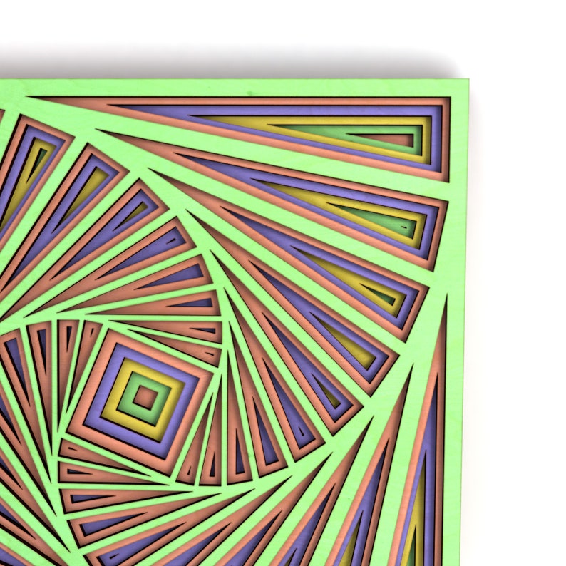 Wooden Multilayer Mandala vector for CNC svg vector file ...