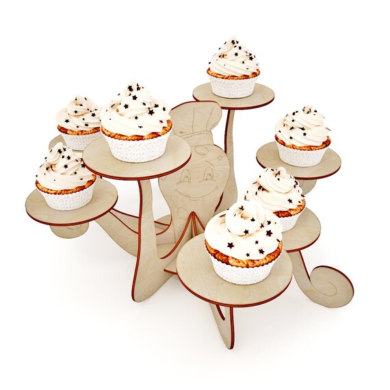 Download Cake Stand Vector For Cnc Svg Vector File Vector Cut File Etsy