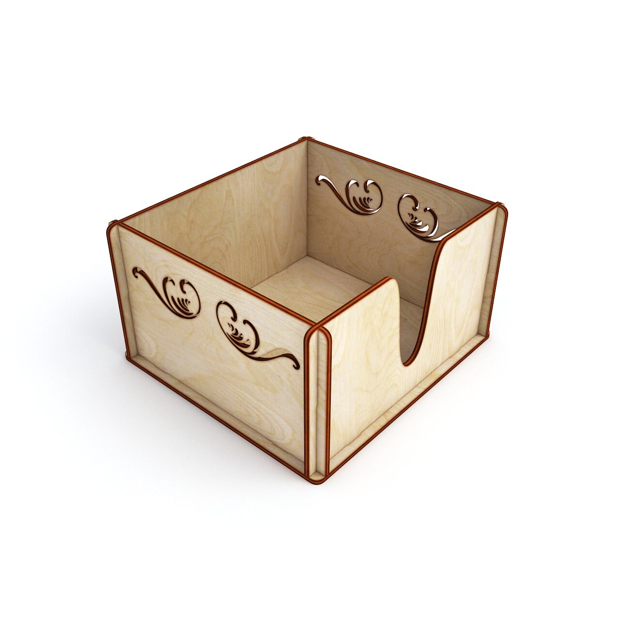 Napkin holder vector for CNC svg vector file vector cut file Etsy