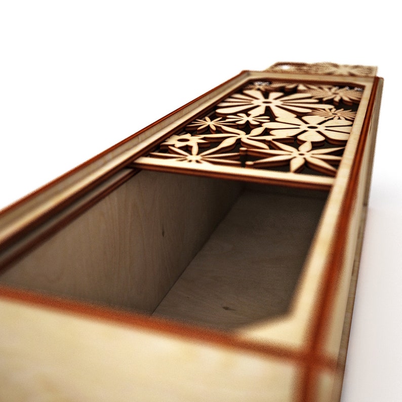 Download Wooden jewelry box vector for CNC svg vector file vector ...