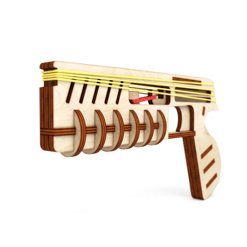 Rubber Band Gun DXF Victory Loves Preparation 3 or 4 Mm Etsy