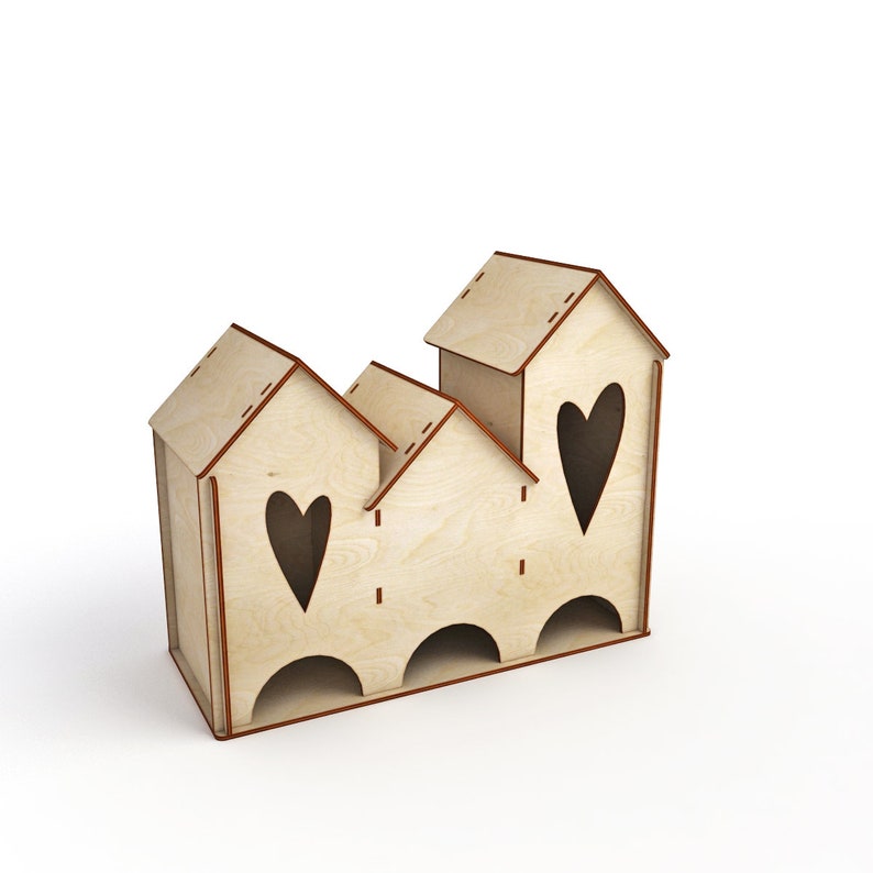 Tea House Tea Holder Box Tea Bag Dispenser Tea Bag Holder Etsy