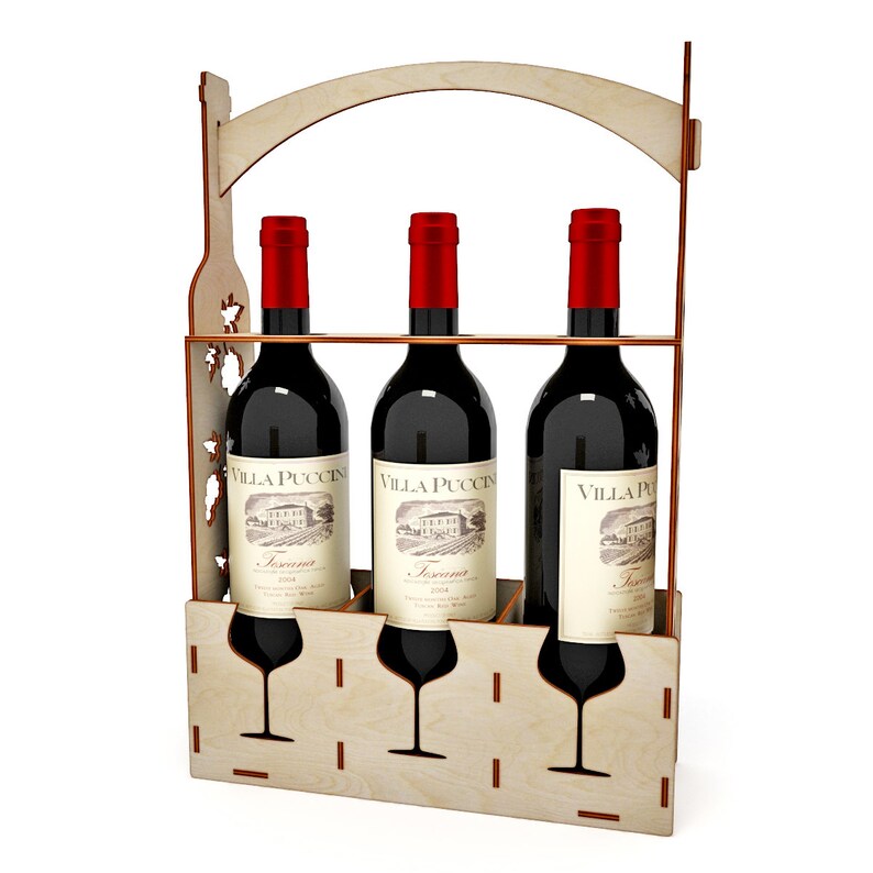 Download Wine box vector for CNC svg vector file vector cut file ...