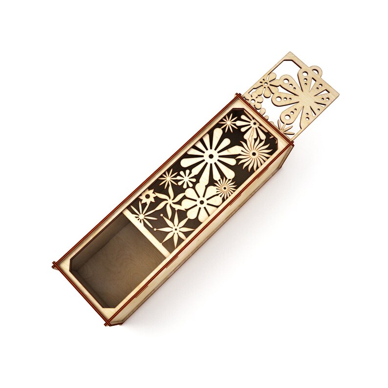 Download Wooden jewelry box vector for CNC svg vector file vector ...