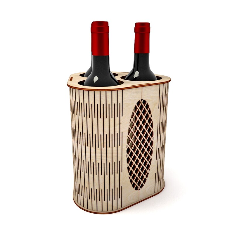 Download Wine box vector for CNC svg vector file vector cut file ...