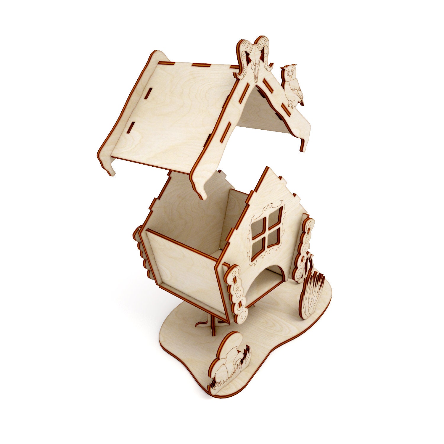 Tea House Tea Holder Box Tea Bag Dispenser Tea Bag Holder Etsy