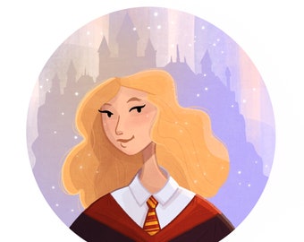 Custom portrait Harry Potter : Welcome to Hogwarts