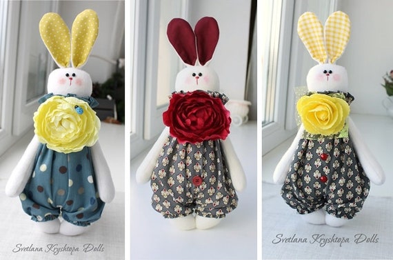 cloth rabbit dolls