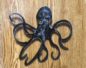 Octopus Wall Sculpture Handmade Wall Art Kraken PNW