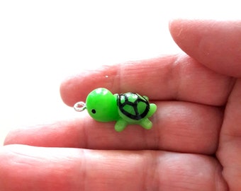 1 turtle resin charm