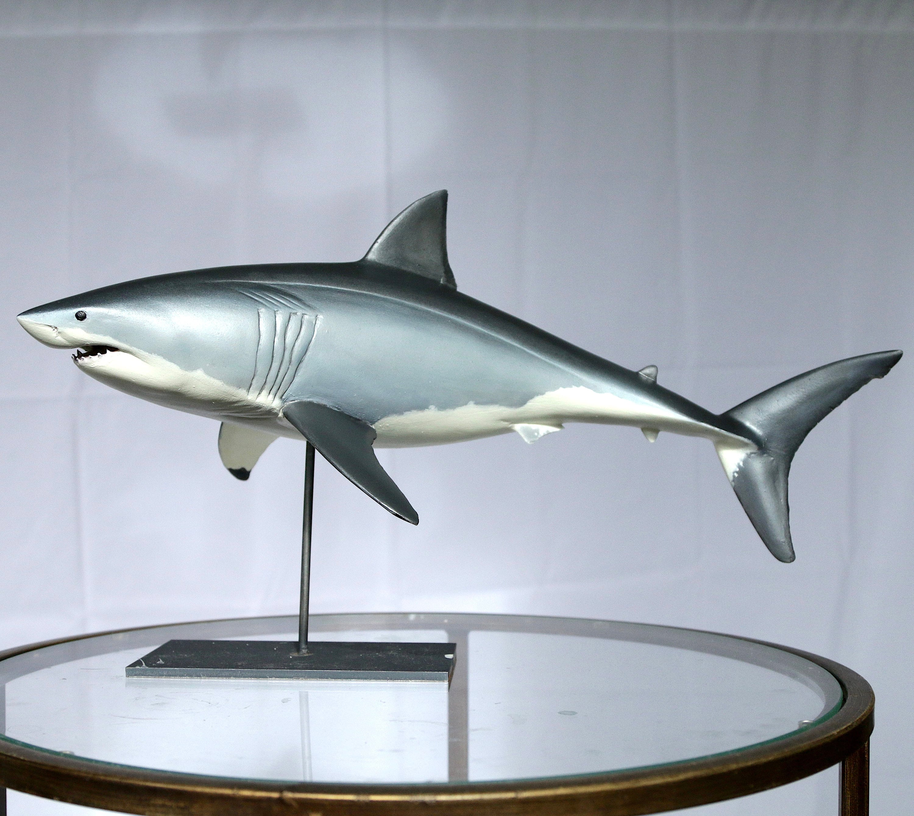 Great White Shark Sculpture/scale Model requin Tiburon - Etsy Sweden