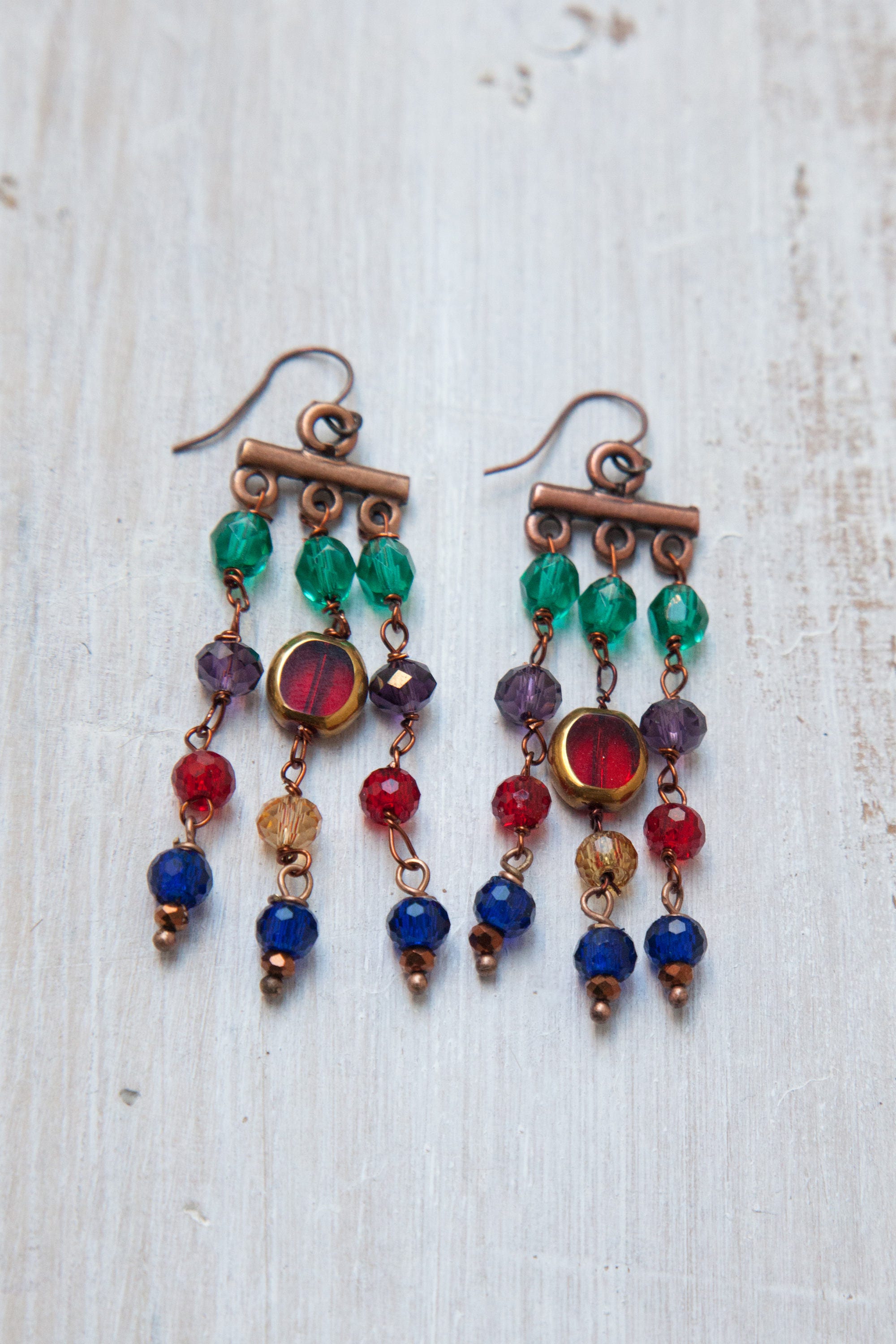 Byzantine Earrings Chandelier Earrings Byzantine Inspired - Etsy