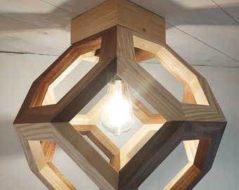 flush mount Polyhedra - ancient astronomy lamp - ceiling light - flush mount - light fixture - ceiling lamp - flush with ceiling