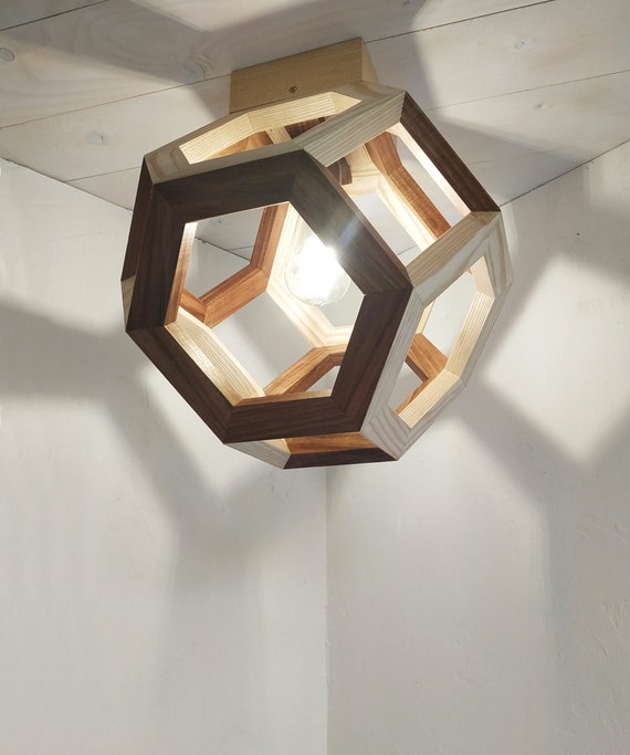 Polyhedra Ancient Astronomy Lamp Ceiling Light Flush Etsy
