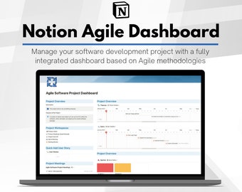 student planner notion template Agile (Scrum) Project Management Notion Template