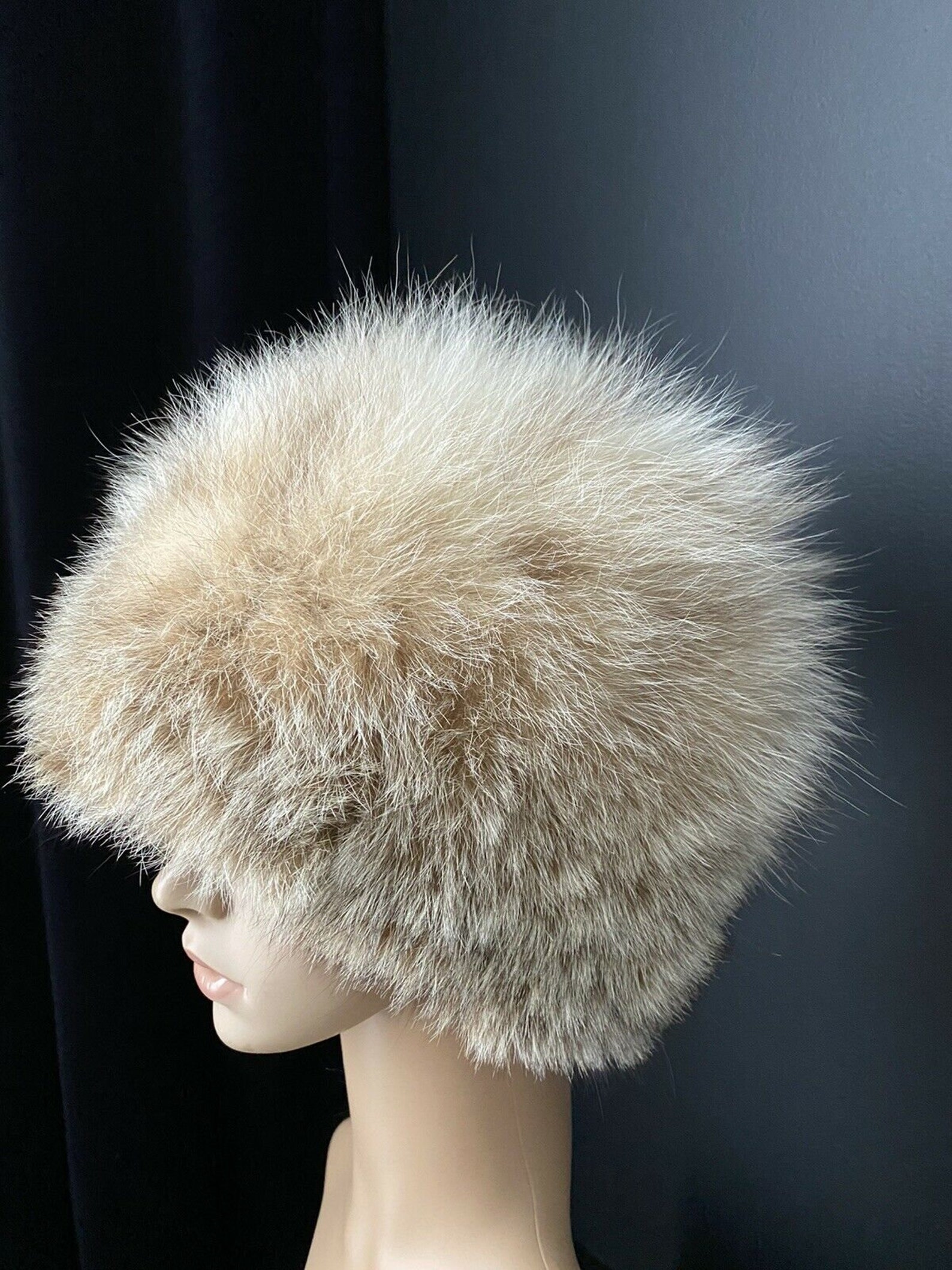Vtg Lynx Fur Hat Coat Etsy