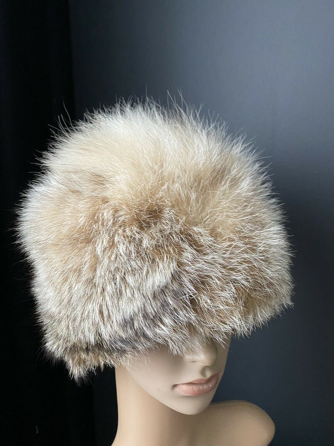 Vtg Lynx Fur Hat Coat Etsy