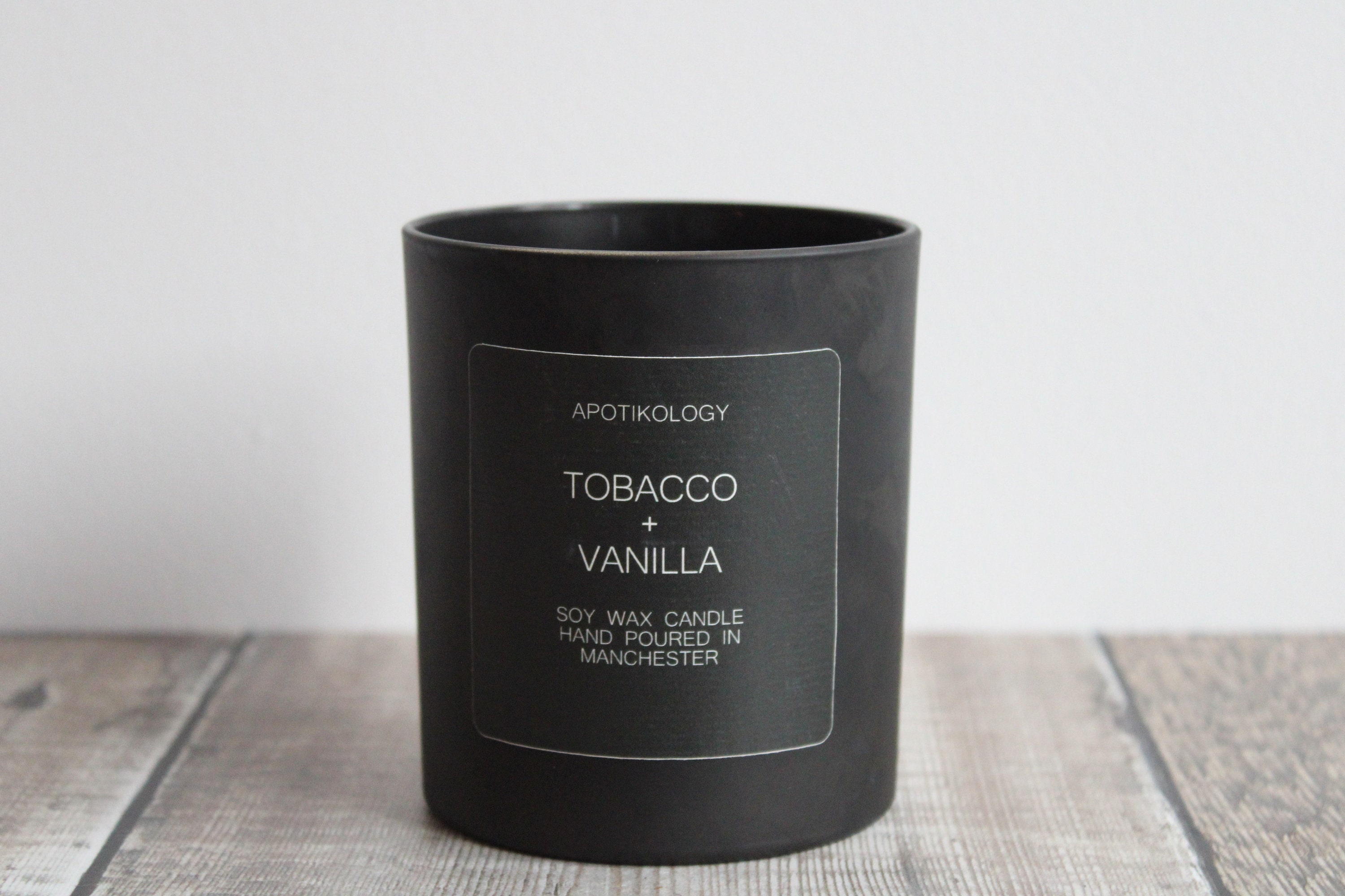 Tobacco Vanilla Scented Candle Etsy UK