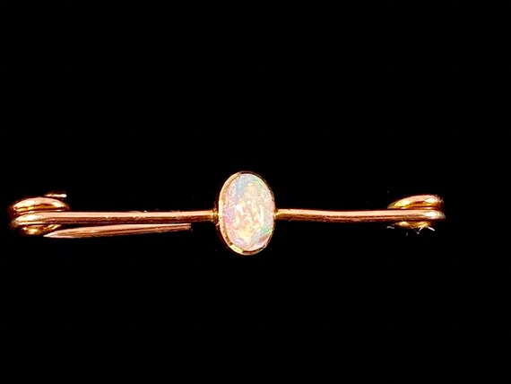 Antique Opal Scarf Pin