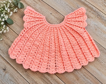Baby Angel Top Crochet Pattern – 3–6 Months – PDF Digital Download