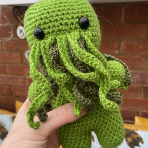 PDF Crochet Pattern | Cthulhu Crochet Pattern | Cthulhu Plush | The Call of Cthulhu | H.P. Lovecraft | Amigurumi Pattern | Cosmic Entity |