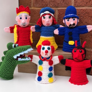 Punch and Judy Crochet Patterns - Hand Puppet Bundle - Amigurumi Bundle PDF