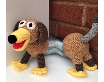 PDF Crochet Pattern | Slinky Dog Crochet Pattern | Toy Story Amigurumi Pattern | Crochet Dolls & Toys | Sausage Dog |