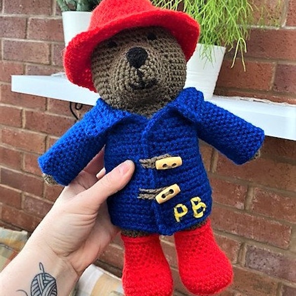 PDF Crochet Pattern | Paddington Bear Crochet Pattern | Amigurumi Pattern | Crochet Dolls and Toys