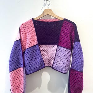 Midi Top Crochet Pattern | Funky Jumper | PDF Download