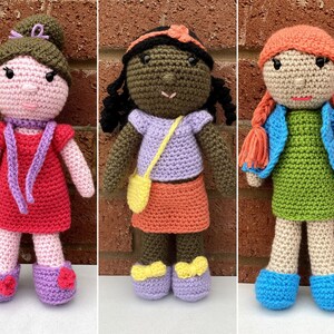 PDF Crochet Pattern | Dress Up Doll Crochet Pattern | Crochet Pattern | Amigurumi Pattern | Crochet Doll |