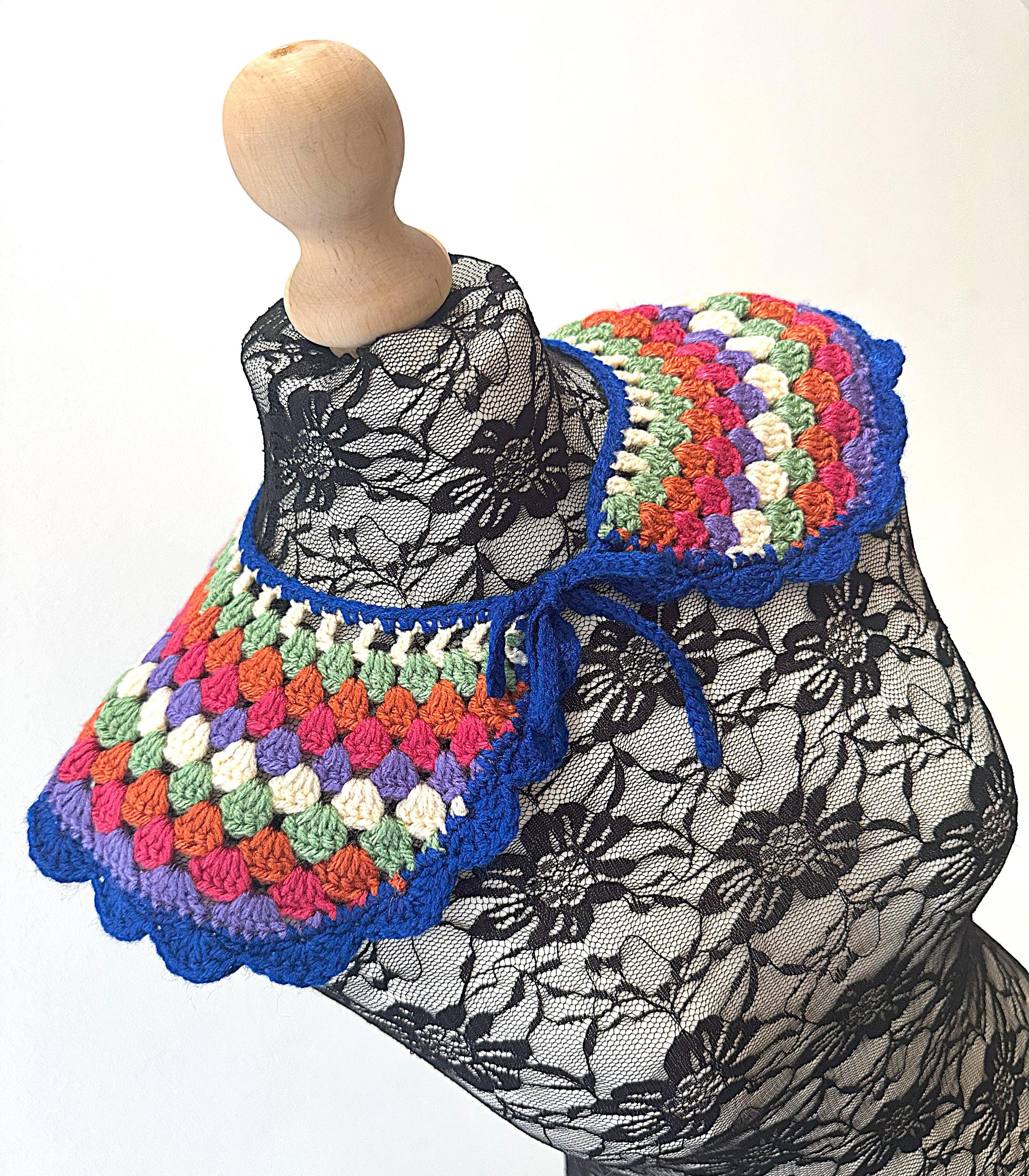 31 Crochet Collar Patterns with Spider Web, Lace, and Strawberry Styles 23 Crochet Collar Pattern Detachable Neck Accessory