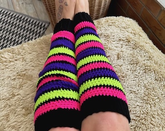 Leg Warmer Crochet Pattern | Easy Festival Clothes | PDF Download