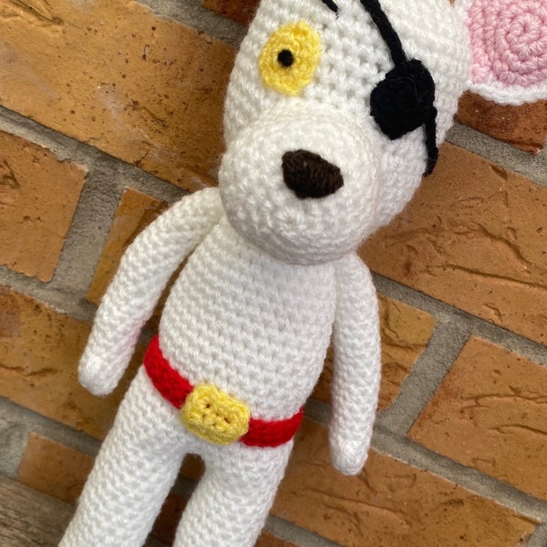 PDF Crochet Pattern | Danger Mouse Crochet Pattern | Danger Mouse | Amigurumi Pattern | Easy Crochet |