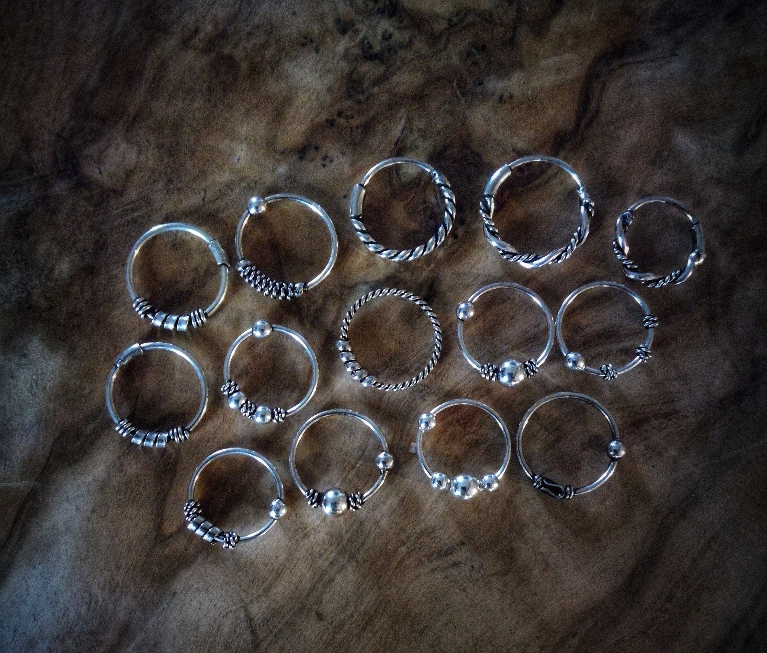 NOSE RING HOOP Nose Ring Piercing Tragus Ring Septum Ring Etsy