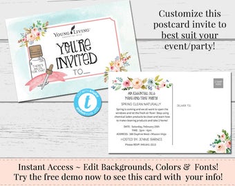 postcard invitations etsy postcard invite