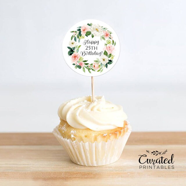 Round sticker labels for favors