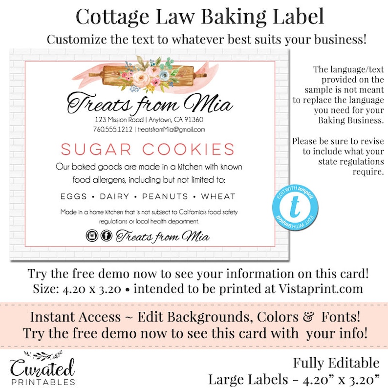 cottage-law-label-bakers-label-cookie-product-label-diy-etsy
